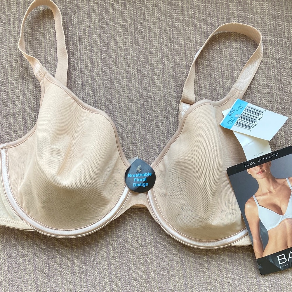 Bali Beige Full-Coverage Underwire Bra Cool Effects 40C